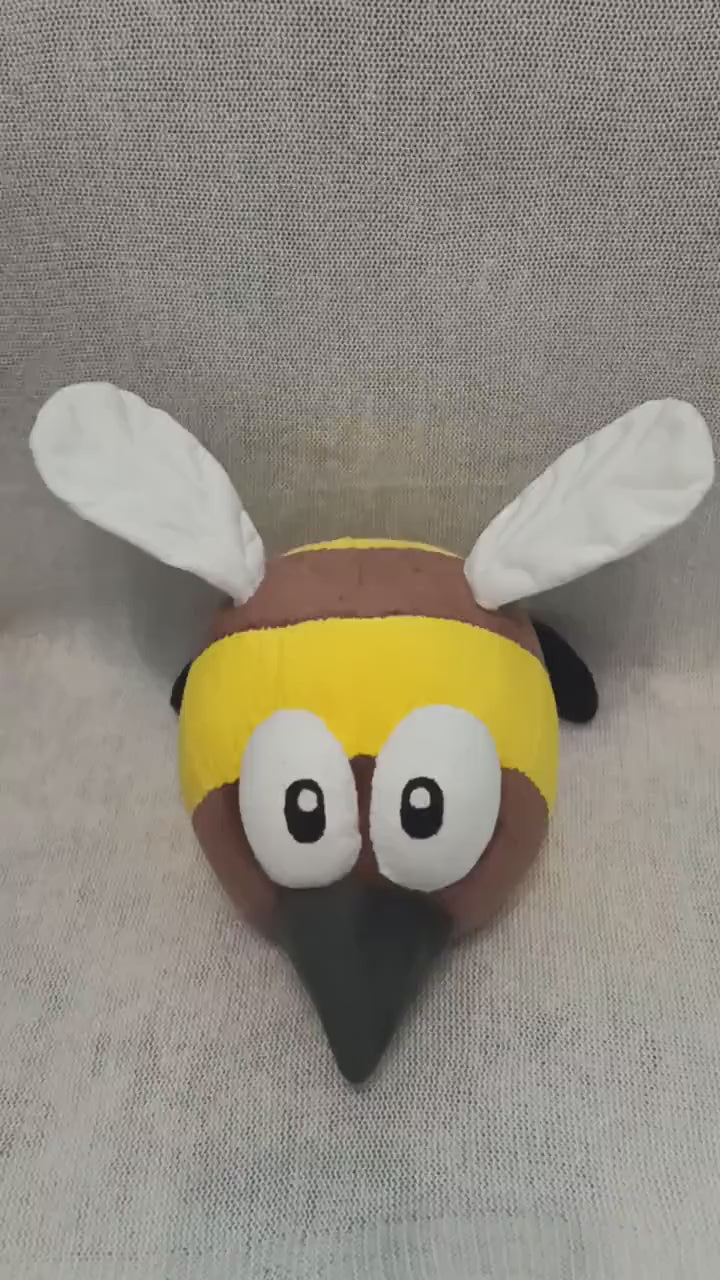 Stingby from Super Mario 11.4” (29 cm) Plush Toy ハッチン 딱끔 Abejorro Butitine Summser Zangão