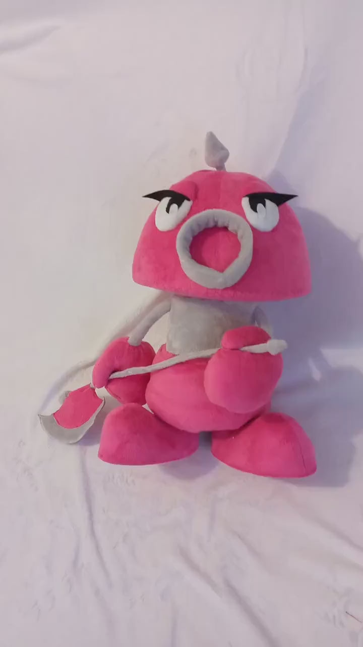Axem Pink Ranger from Super Mario RPG 13,8″ (35 cm) Plush Toy Lieutenant of the Smithy Gang Comando Hachazo Bande des Klashs オノレンジャー 액스레인저