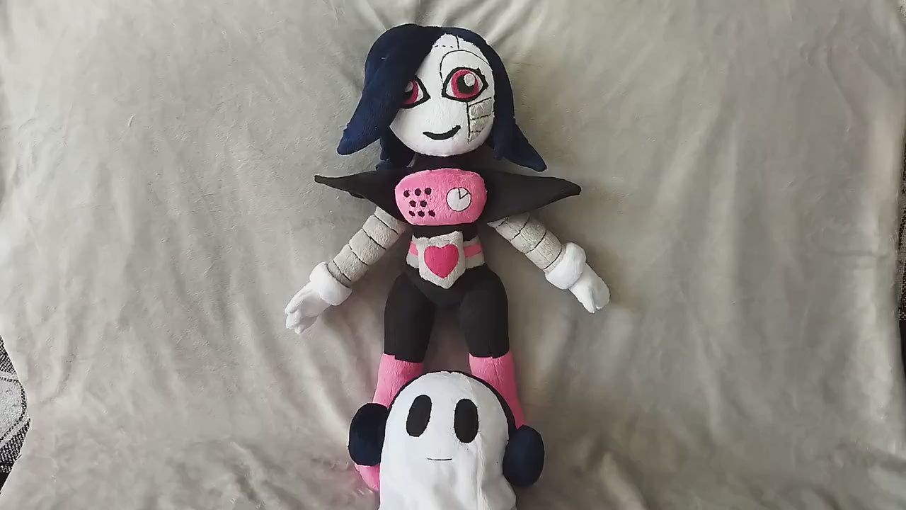 Undertale Mettaton Ex & Blooky 17.7” and 6.7” Plush Toy