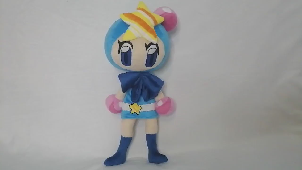 Acrobat Aqua plush toy 15,7" (40 cm) Bomberman Land Touch Aqua Bomber
