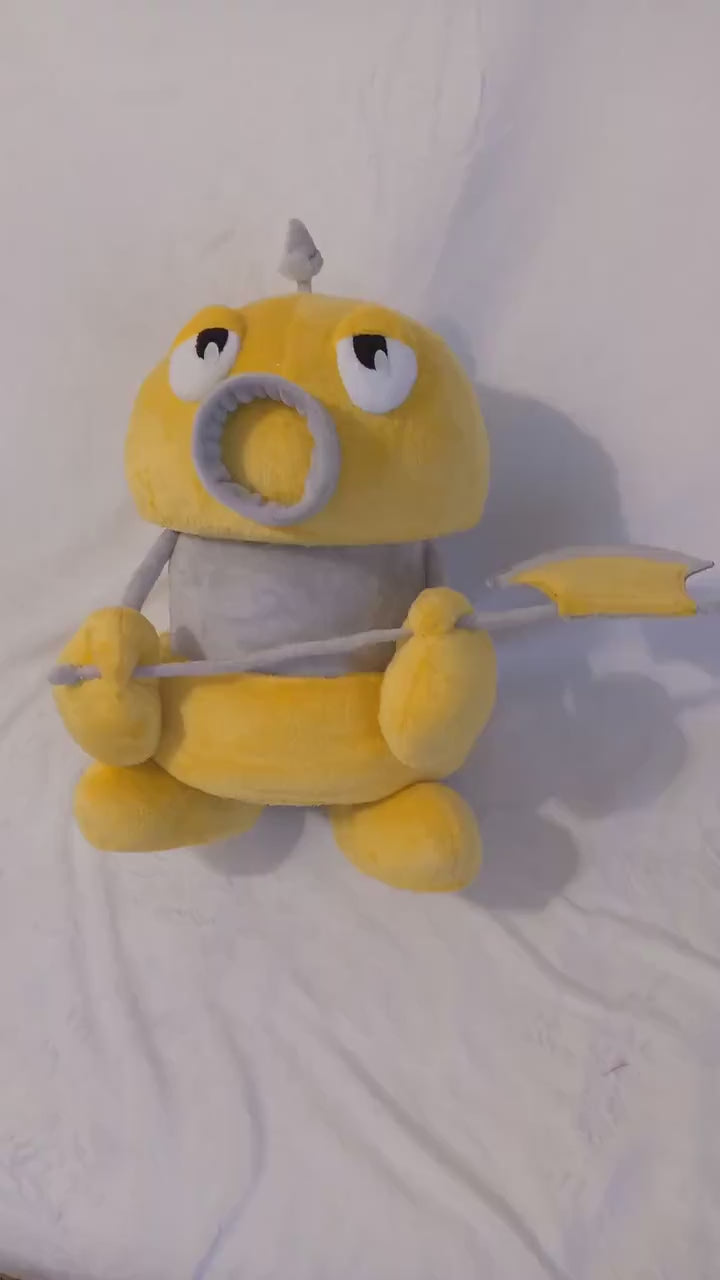 Axem Yellow Ranger from Super Mario RPG 13,8″ (35 cm) Plush Toy Lieutenant of the Smithy Gang Comando Hachazo オノレンジャー 액스레인저