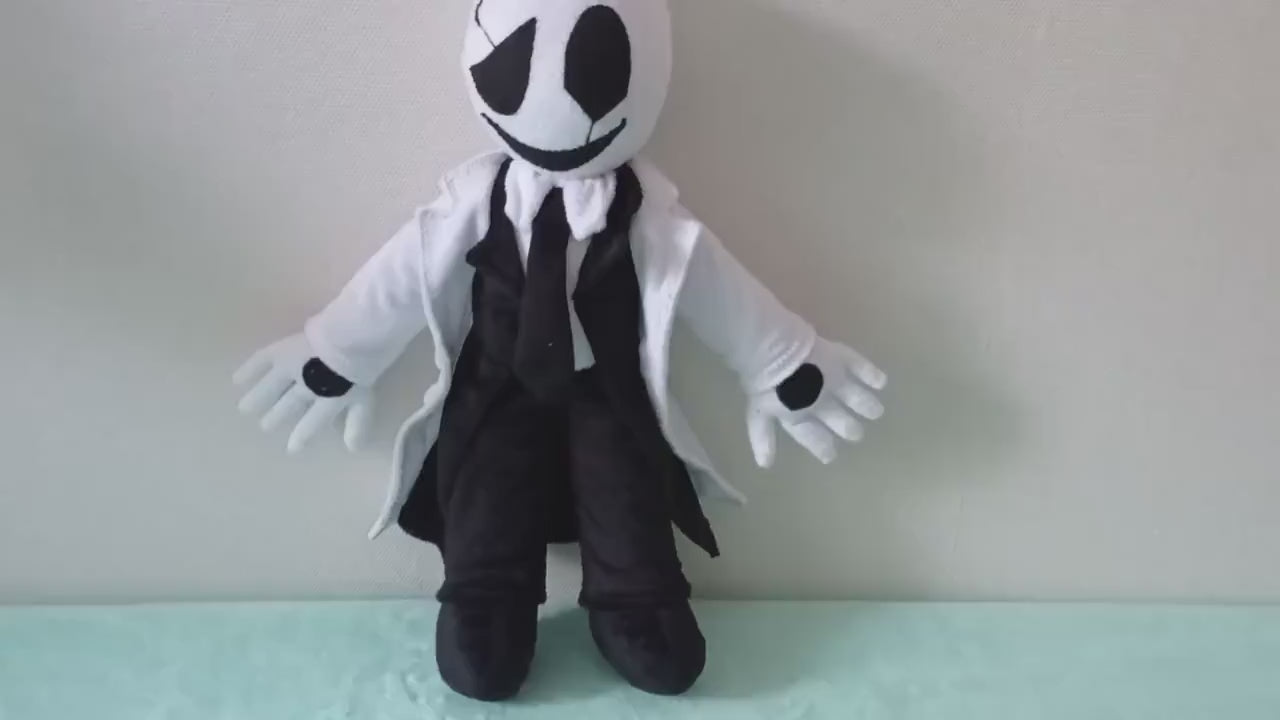 Gaster Undertale 19,7” (50 cm) Plush Premium Toy Wingdings (W.D.) Gaster Deltarune variant 2
